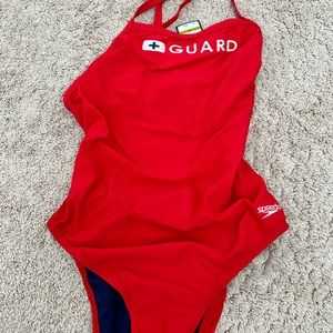 SPEEDO LIFEGUARD ONE PIECE BATHING SUIT